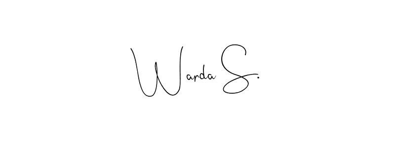 How to make Warda S. signature? Andilay-7BmLP is a professional autograph style. Create handwritten signature for Warda S. name. Warda S. signature style 4 images and pictures png