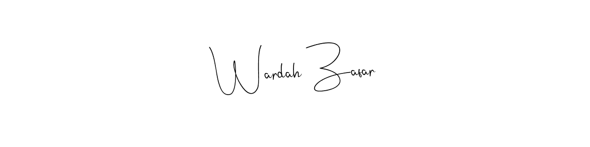 How to Draw Wardah Zafar signature style? Andilay-7BmLP is a latest design signature styles for name Wardah Zafar. Wardah Zafar signature style 4 images and pictures png