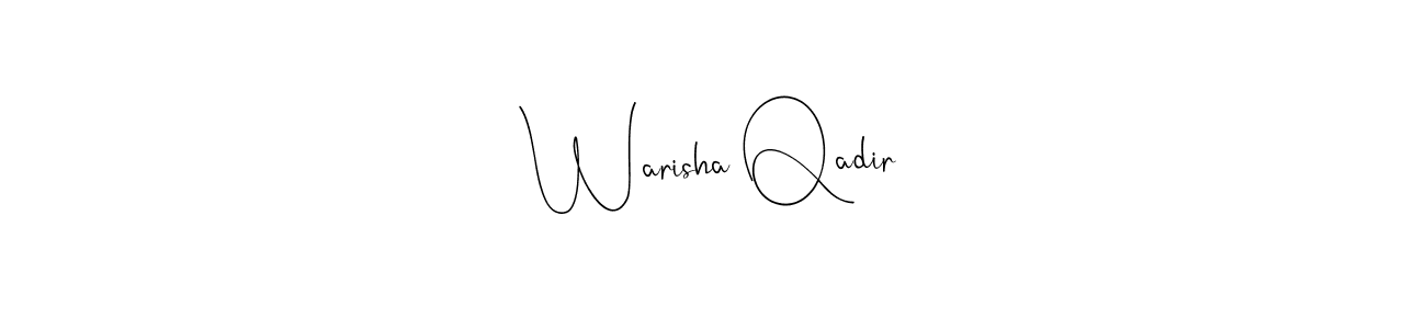 You can use this online signature creator to create a handwritten signature for the name Warisha Qadir. This is the best online autograph maker. Warisha Qadir signature style 4 images and pictures png
