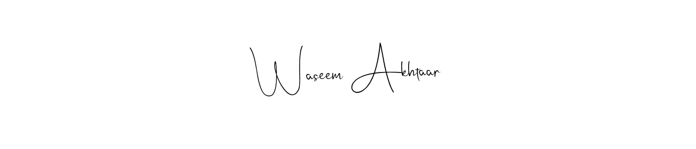 How to make Waseem Akhtaar signature? Andilay-7BmLP is a professional autograph style. Create handwritten signature for Waseem Akhtaar name. Waseem Akhtaar signature style 4 images and pictures png