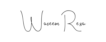 The Andilay-7BmLP font gives name Waseem Reza a signature that looks effortless yet distinguished. Download high-res PNG instantly. Waseem Reza signature style 4 images and pictures png