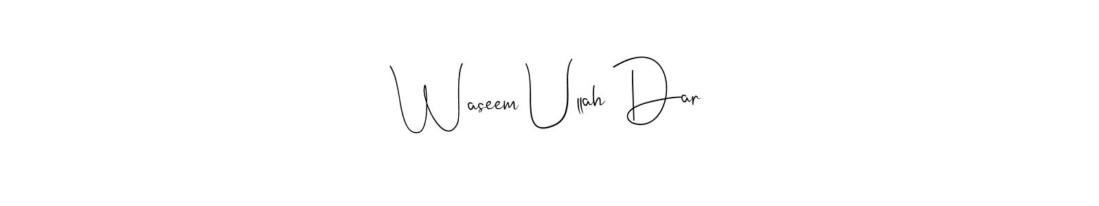 The best way (Andilay-7BmLP) to make a short signature is to pick only two or three words in your name. The name Waseem Ullah Dar include a total of six letters. For converting this name. Waseem Ullah Dar signature style 4 images and pictures png