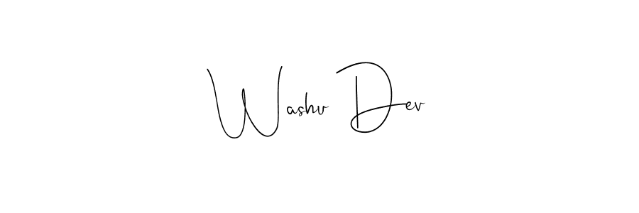 How to make Washu Dev name signature. Use Andilay-7BmLP style for creating short signs online. This is the latest handwritten sign. Washu Dev signature style 4 images and pictures png