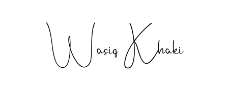 Upgrade your professional image with Wasiq Khaki signature created with Andilay-7BmLP font. Fast, free, and watermark-free download. Wasiq Khaki signature style 4 images and pictures png
