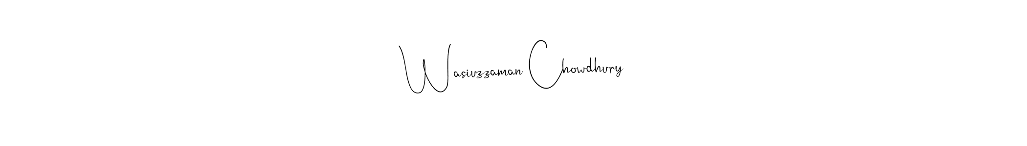You should practise on your own different ways (Andilay-7BmLP) to write your name (Wasiuzzaman Chowdhury) in signature. don't let someone else do it for you. Wasiuzzaman Chowdhury signature style 4 images and pictures png