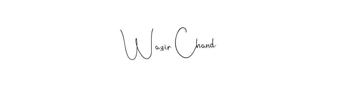 if you are searching for the best signature style for your name Wazir Chand. so please give up your signature search. here we have designed multiple signature styles  using Andilay-7BmLP. Wazir Chand signature style 4 images and pictures png
