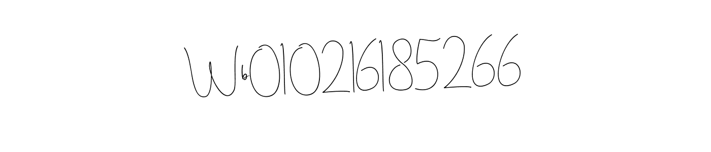 You should practise on your own different ways (Andilay-7BmLP) to write your name (Wb010216185266) in signature. don't let someone else do it for you. Wb010216185266 signature style 4 images and pictures png