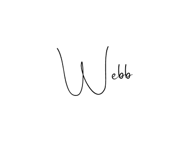 How to make Webb name signature. Use Andilay-7BmLP style for creating short signs online. This is the latest handwritten sign. Webb signature style 4 images and pictures png