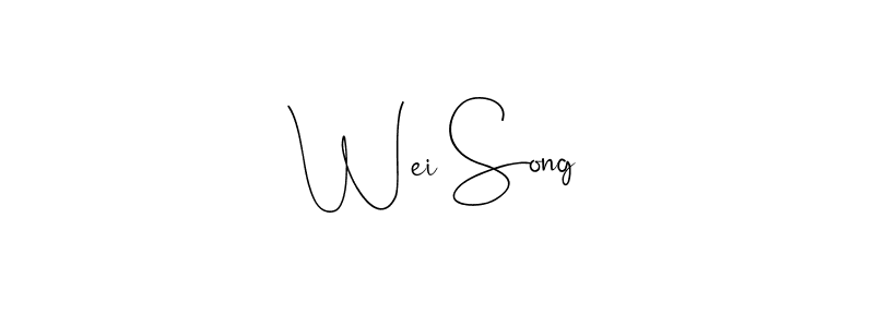This is the best signature style for the Wei Song name. Also you like these signature font (Andilay-7BmLP). Mix name signature. Wei Song signature style 4 images and pictures png