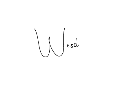 How to Draw Wesd signature style? Andilay-7BmLP is a latest design signature styles for name Wesd. Wesd signature style 4 images and pictures png