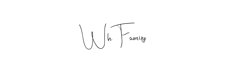 The best way (Andilay-7BmLP) to make a short signature is to pick only two or three words in your name. The name Wh Family include a total of six letters. For converting this name. Wh Family signature style 4 images and pictures png