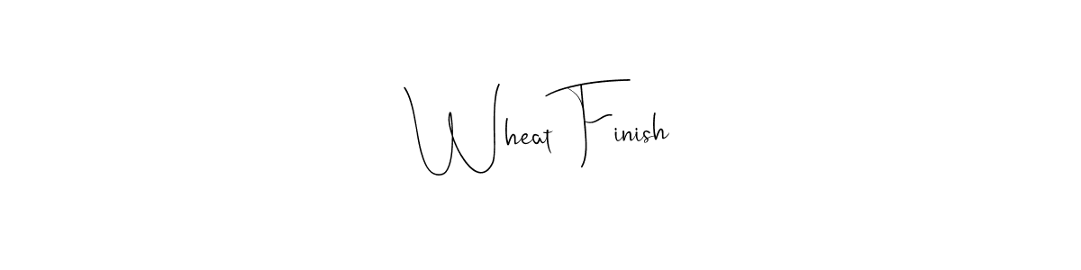 How to make Wheat Finish name signature. Use Andilay-7BmLP style for creating short signs online. This is the latest handwritten sign. Wheat Finish signature style 4 images and pictures png