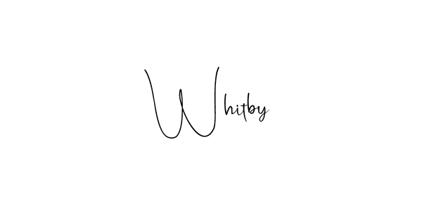 The best way (Andilay-7BmLP) to make a short signature is to pick only two or three words in your name. The name Whitby include a total of six letters. For converting this name. Whitby signature style 4 images and pictures png
