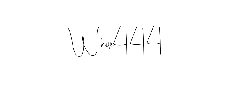 Create a beautiful signature design for name White444. With this signature (Andilay-7BmLP) fonts, you can make a handwritten signature for free. White444 signature style 4 images and pictures png