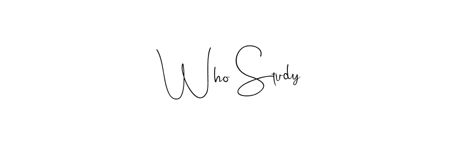 Best and Professional Signature Style for Who Study. Andilay-7BmLP Best Signature Style Collection. Who Study signature style 4 images and pictures png