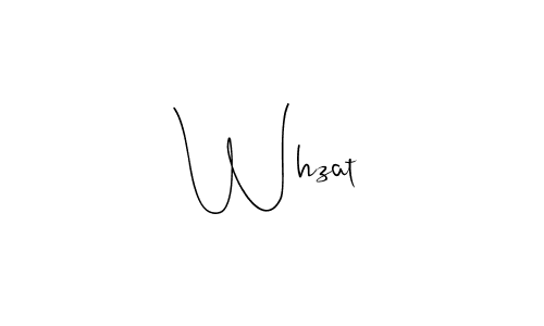 if you are searching for the best signature style for your name Whzat. so please give up your signature search. here we have designed multiple signature styles  using Andilay-7BmLP. Whzat signature style 4 images and pictures png