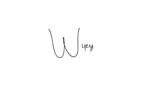 Design your own signature with our free online signature maker. With this signature software, you can create a handwritten (Andilay-7BmLP) signature for name Wiley. Wiley signature style 4 images and pictures png