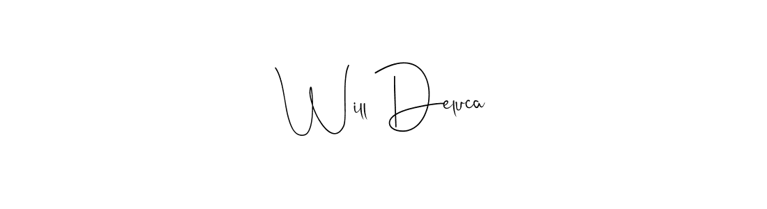 The best way (Andilay-7BmLP) to make a short signature is to pick only two or three words in your name. The name Will Deluca include a total of six letters. For converting this name. Will Deluca signature style 4 images and pictures png