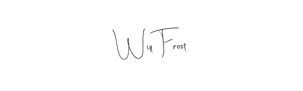 Make a beautiful signature design for name Will Frost. Use this online signature maker to create a handwritten signature for free. Will Frost signature style 4 images and pictures png