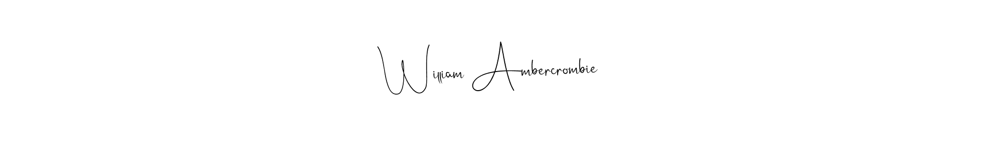 Andilay-7BmLP is a professional signature style that is perfect for those who want to add a touch of class to their signature. It is also a great choice for those who want to make their signature more unique. Get William Ambercrombie name to fancy signature for free. William Ambercrombie signature style 4 images and pictures png