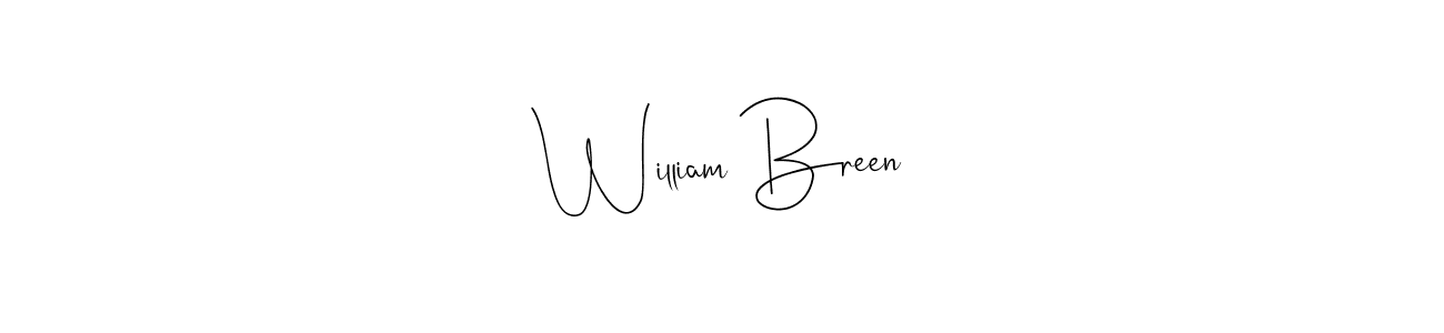 Best and Professional Signature Style for William Breen. Andilay-7BmLP Best Signature Style Collection. William Breen signature style 4 images and pictures png
