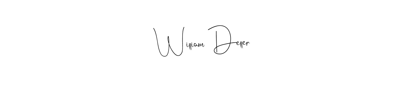 Make a beautiful signature design for name William Deller. Use this online signature maker to create a handwritten signature for free. William Deller signature style 4 images and pictures png