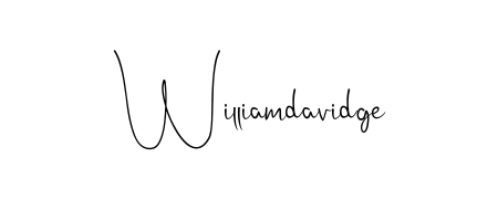 The Andilay-7BmLP lettering style adds unique flourish to name Williamdavidge. Stand out with a custom digital autograph made in seconds. Williamdavidge signature style 4 images and pictures png