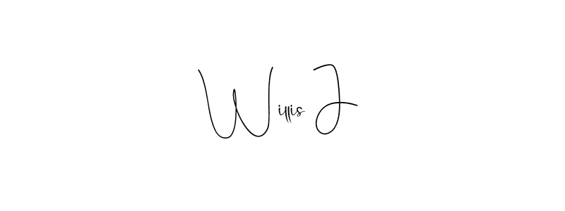 Make a beautiful signature design for name Willis J. Use this online signature maker to create a handwritten signature for free. Willis J signature style 4 images and pictures png