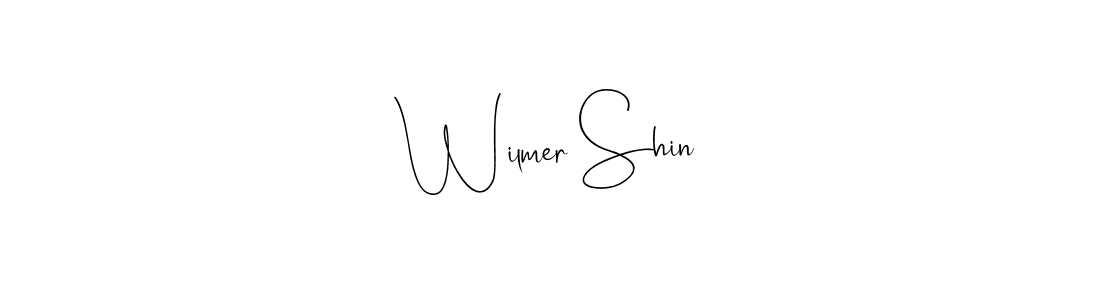 Use a signature maker to create a handwritten signature online. With this signature software, you can design (Andilay-7BmLP) your own signature for name Wilmer Shin. Wilmer Shin signature style 4 images and pictures png