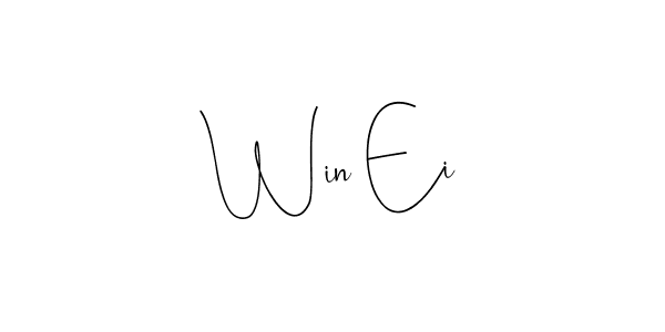 Best and Professional Signature Style for Win Ei. Andilay-7BmLP Best Signature Style Collection. Win Ei signature style 4 images and pictures png