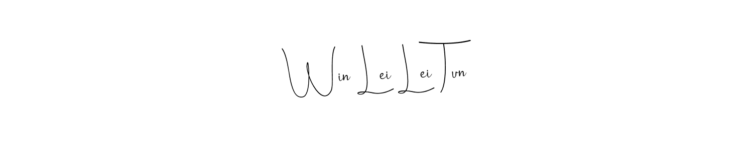 The best way (Andilay-7BmLP) to make a short signature is to pick only two or three words in your name. The name Win Lei Lei Tun include a total of six letters. For converting this name. Win Lei Lei Tun signature style 4 images and pictures png