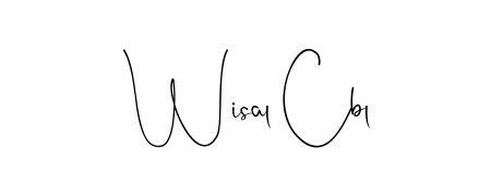 Make your name Wisal Cbl memorable on every contract using Andilay-7BmLP autograph style. Instant transparent background export available. Wisal Cbl signature style 4 images and pictures png