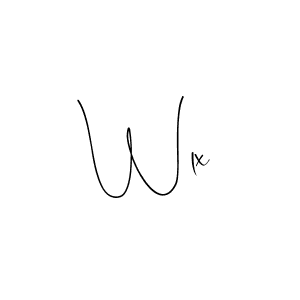Use a signature maker to create a handwritten signature online. With this signature software, you can design (Andilay-7BmLP) your own signature for name Wlx. Wlx signature style 4 images and pictures png