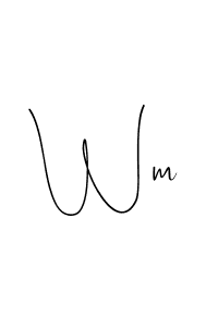 It looks lik you need a new signature style for name Wm. Design unique handwritten (Andilay-7BmLP) signature with our free signature maker in just a few clicks. Wm signature style 4 images and pictures png