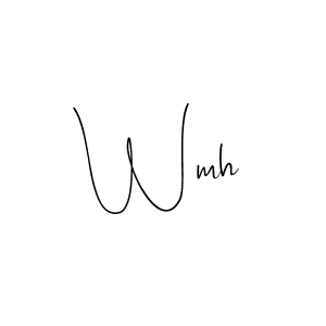 You can use this online signature creator to create a handwritten signature for the name Wmh. This is the best online autograph maker. Wmh signature style 4 images and pictures png