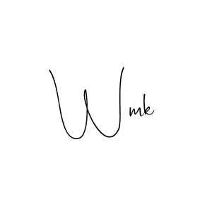This is the best signature style for the Wmk name. Also you like these signature font (Andilay-7BmLP). Mix name signature. Wmk signature style 4 images and pictures png