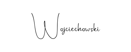 Try this chic Wojciechowski handwritten sign style. Using Andilay-7BmLP font elements, it gives your name a sleek, memorable identity. Wojciechowski signature style 4 images and pictures png