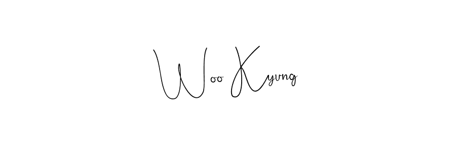 The best way (Andilay-7BmLP) to make a short signature is to pick only two or three words in your name. The name Woo Kyung include a total of six letters. For converting this name. Woo Kyung signature style 4 images and pictures png