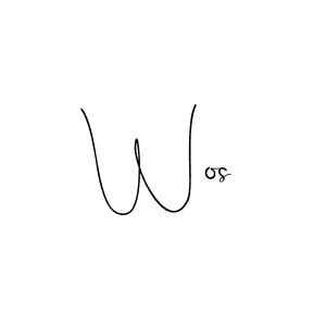 Also we have Wos name is the best signature style. Create professional handwritten signature collection using Andilay-7BmLP autograph style. Wos signature style 4 images and pictures png
