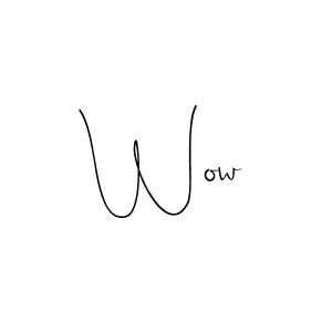 The best way (Andilay-7BmLP) to make a short signature is to pick only two or three words in your name. The name Wow include a total of six letters. For converting this name. Wow signature style 4 images and pictures png