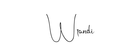 Give your name Wtandi an exquisite flair with the Andilay-7BmLP script font. Ideal for contracts, resumes, and formal letterheads. Wtandi signature style 4 images and pictures png