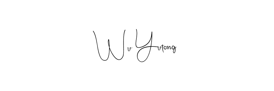 Similarly Andilay-7BmLP is the best handwritten signature design. Signature creator online .You can use it as an online autograph creator for name Wu Yutong. Wu Yutong signature style 4 images and pictures png