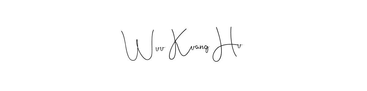 if you are searching for the best signature style for your name Wuu Kuang Hu. so please give up your signature search. here we have designed multiple signature styles  using Andilay-7BmLP. Wuu Kuang Hu signature style 4 images and pictures png
