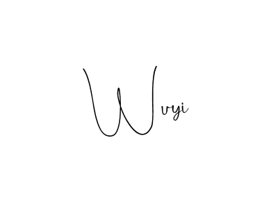 How to make Wuyi signature? Andilay-7BmLP is a professional autograph style. Create handwritten signature for Wuyi name. Wuyi signature style 4 images and pictures png