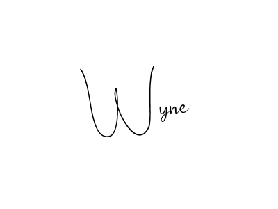 Once you've used our free online signature maker to create your best signature Andilay-7BmLP style, it's time to enjoy all of the benefits that Wyne name signing documents. Wyne signature style 4 images and pictures png