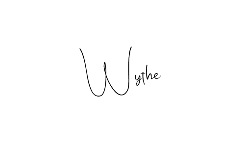 Wythe stylish signature style. Best Handwritten Sign (Andilay-7BmLP) for my name. Handwritten Signature Collection Ideas for my name Wythe. Wythe signature style 4 images and pictures png