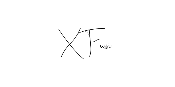 Also we have X Fazi name is the best signature style. Create professional handwritten signature collection using Andilay-7BmLP autograph style. X Fazi signature style 4 images and pictures png