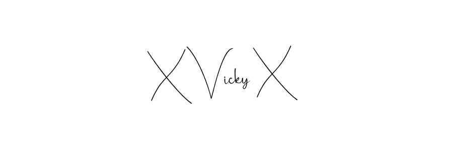 Similarly Andilay-7BmLP is the best handwritten signature design. Signature creator online .You can use it as an online autograph creator for name X Vicky X. X Vicky X signature style 4 images and pictures png