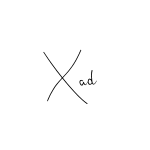 The best way (Andilay-7BmLP) to make a short signature is to pick only two or three words in your name. The name Xad include a total of six letters. For converting this name. Xad signature style 4 images and pictures png