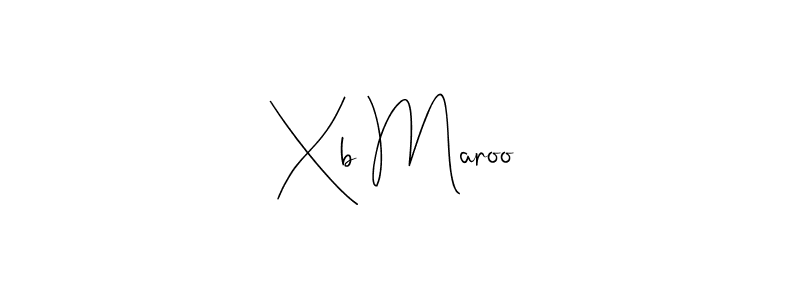 Similarly Andilay-7BmLP is the best handwritten signature design. Signature creator online .You can use it as an online autograph creator for name Xb Maroo. Xb Maroo signature style 4 images and pictures png